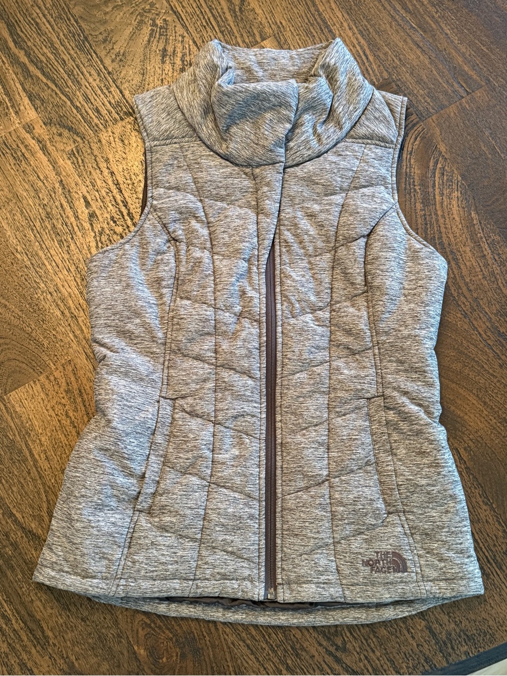 The North Face Women’s Gray Quilted Vest